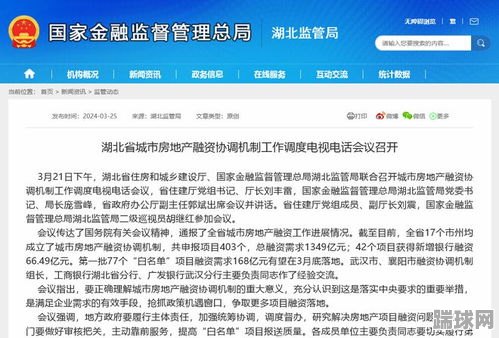 全面推行商品住房项目贷款白名单制度，深化金融与房地产融合